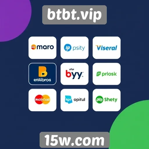 Opções de pagamento disponíveis na plataforma btbt.vip